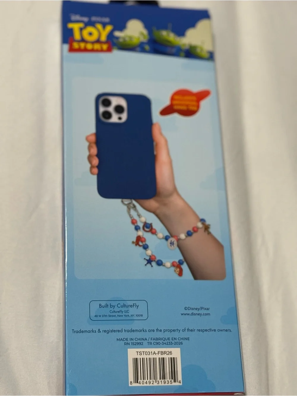 Toy Story Disney Red White Blue Phone Wristlet